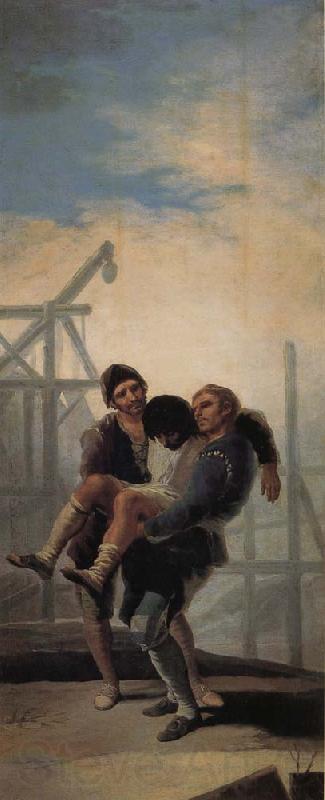 Francisco Goya Wounded Mason France oil painting art